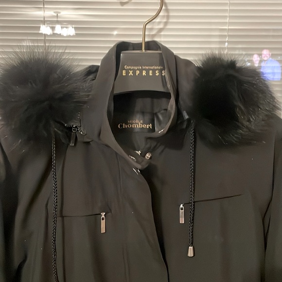 Long sleeve black winter coat - Picture 2 of 6